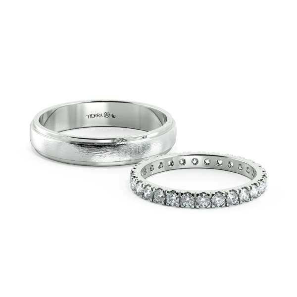 Eternity Wedding Band Set NCC0006 1